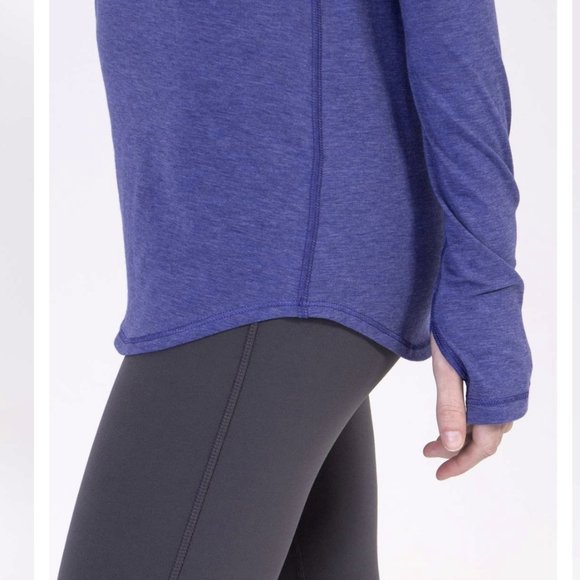 Ivivva Calm To Energy Long Sleeve - PURPLE / Kids 14 - Picture 4 of 7